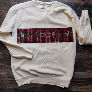 Comfort color Christmas Chicken crewneck sweatshirt